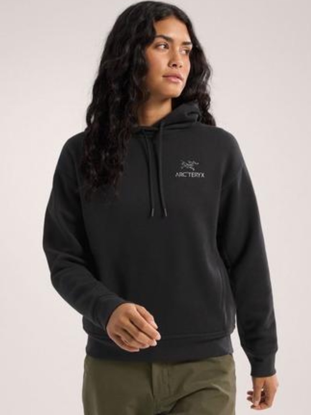 Arc’teryx Emblem Fleece Hoody Women's - Black, size small, worn 2 times